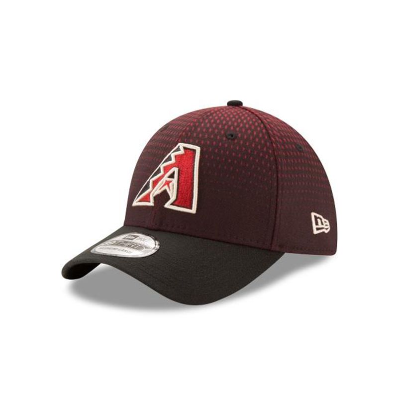 MLB Arizona Diamondbacks Team Classic 39Thirty Stretch Fit (YWA1008) - Black New Era Caps